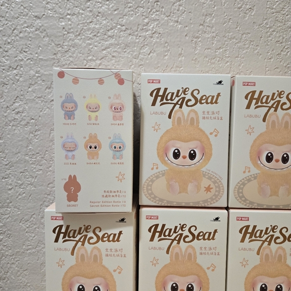 *FULL SET* NIB Authentic Pop Mart LABUBU The Monsters Have a Seat Blind Box- NEW - Picture 4 of 5
